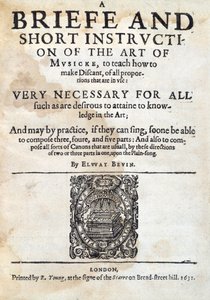 El arte de la música, por Elway Bevin 1631 de Unknown